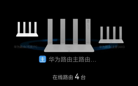 华为路由器组网（2-4台Mesh组网教程）